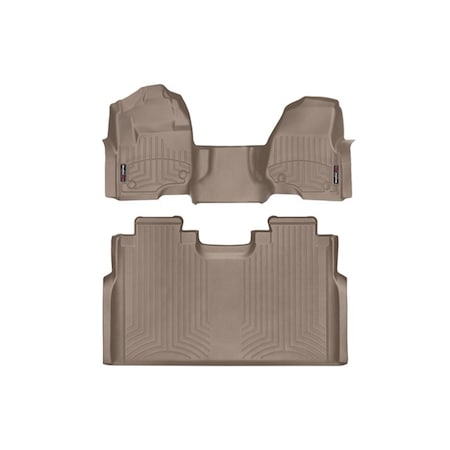 Front And Rear Floorliners - Over The Hump,4510321-456974